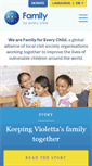 Mobile Screenshot of familyforeverychild.org